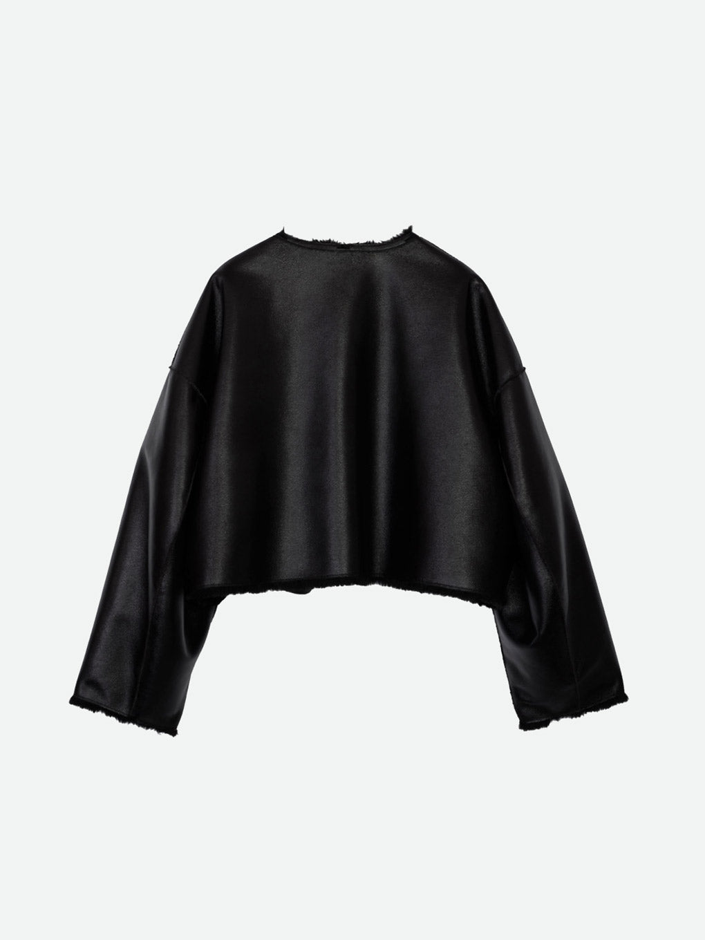 REVERSIBLE SHORT FAKE FUR JACKET