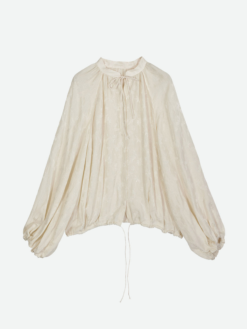 GERBERA JACQUARD BALLOON SHIRT