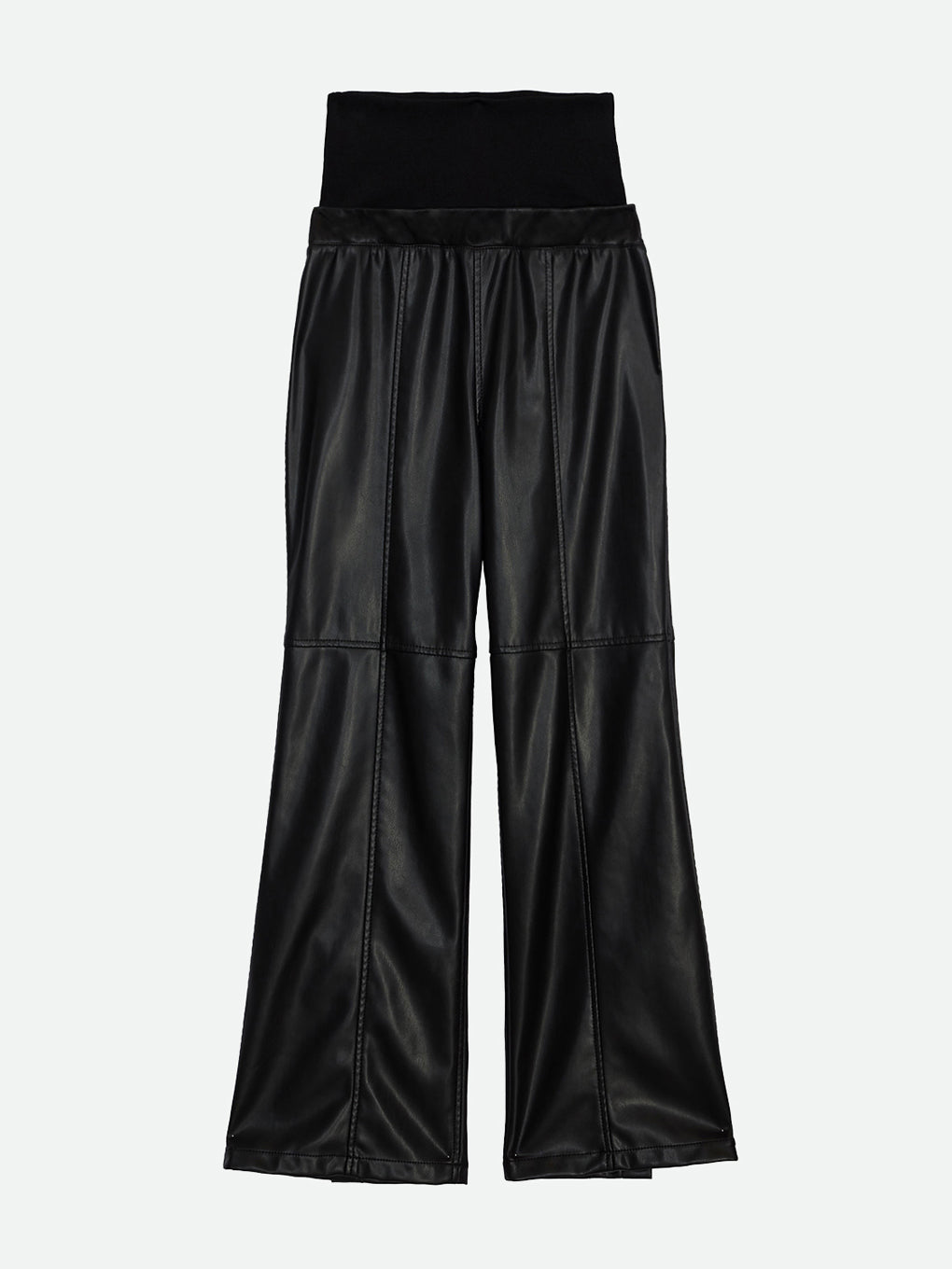 FAKE LEATHER LOW WAIST LIKE PANTS