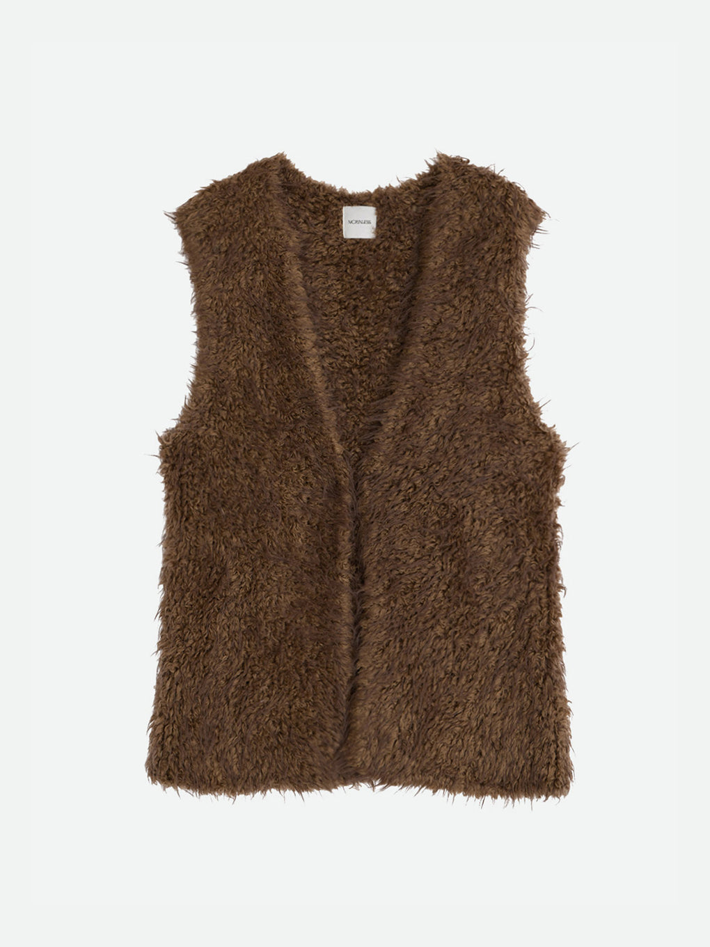 FUR LIKE WARM KNIT VEST