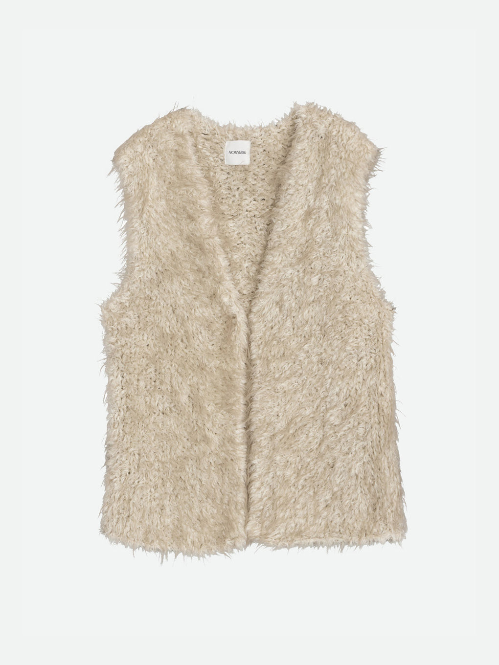 FUR LIKE WARM KNIT VEST