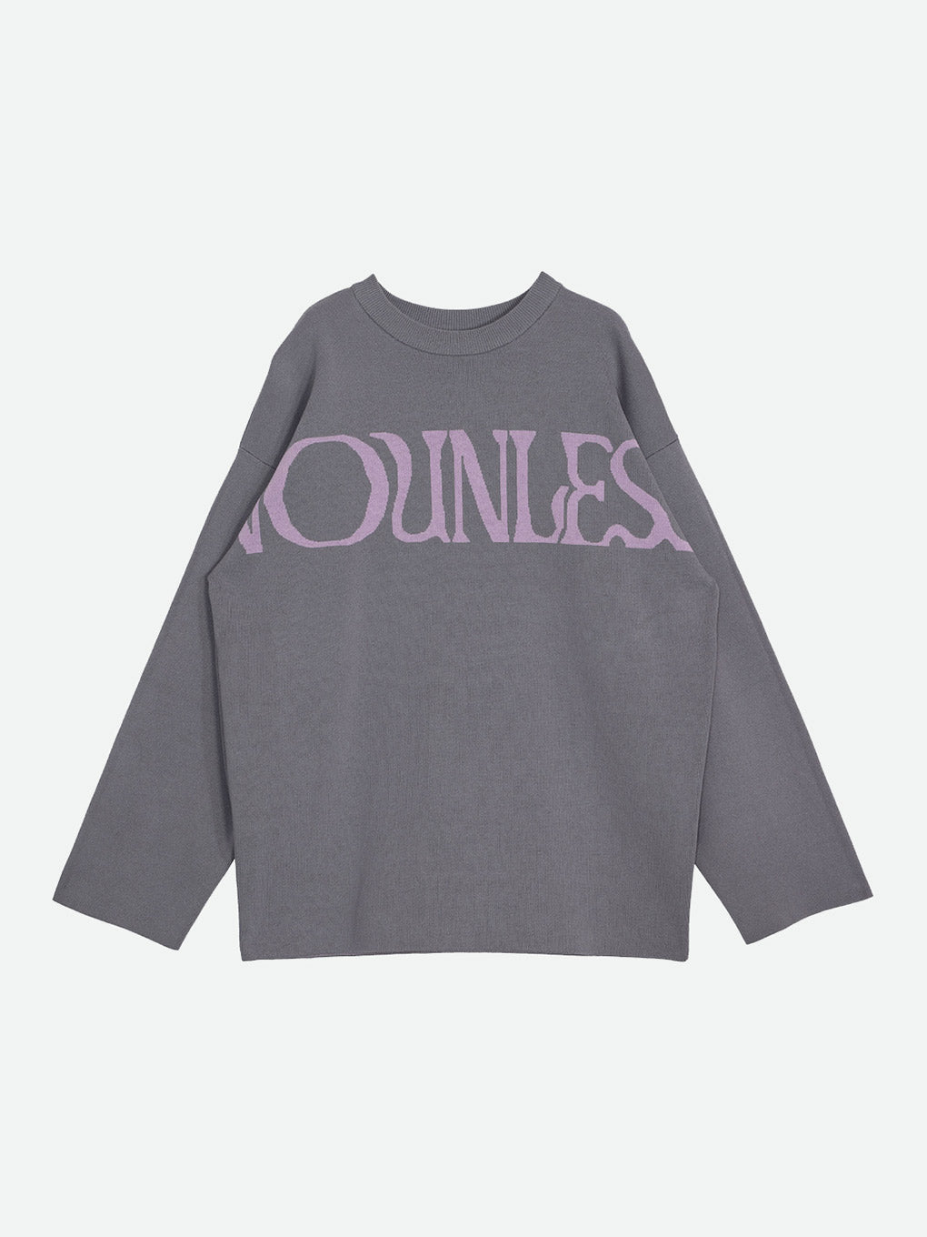 NOUNLESS BIG LOGO KNIT