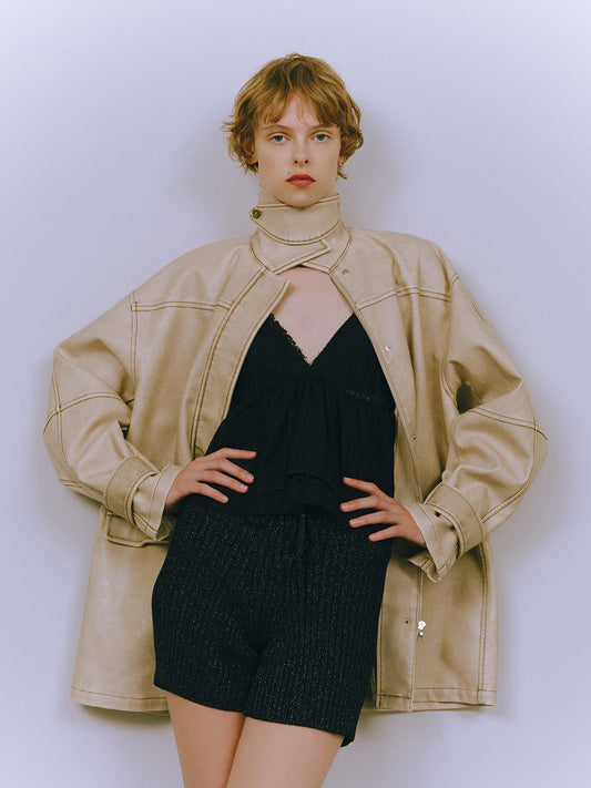 SHEER LACE CAMI TOPS