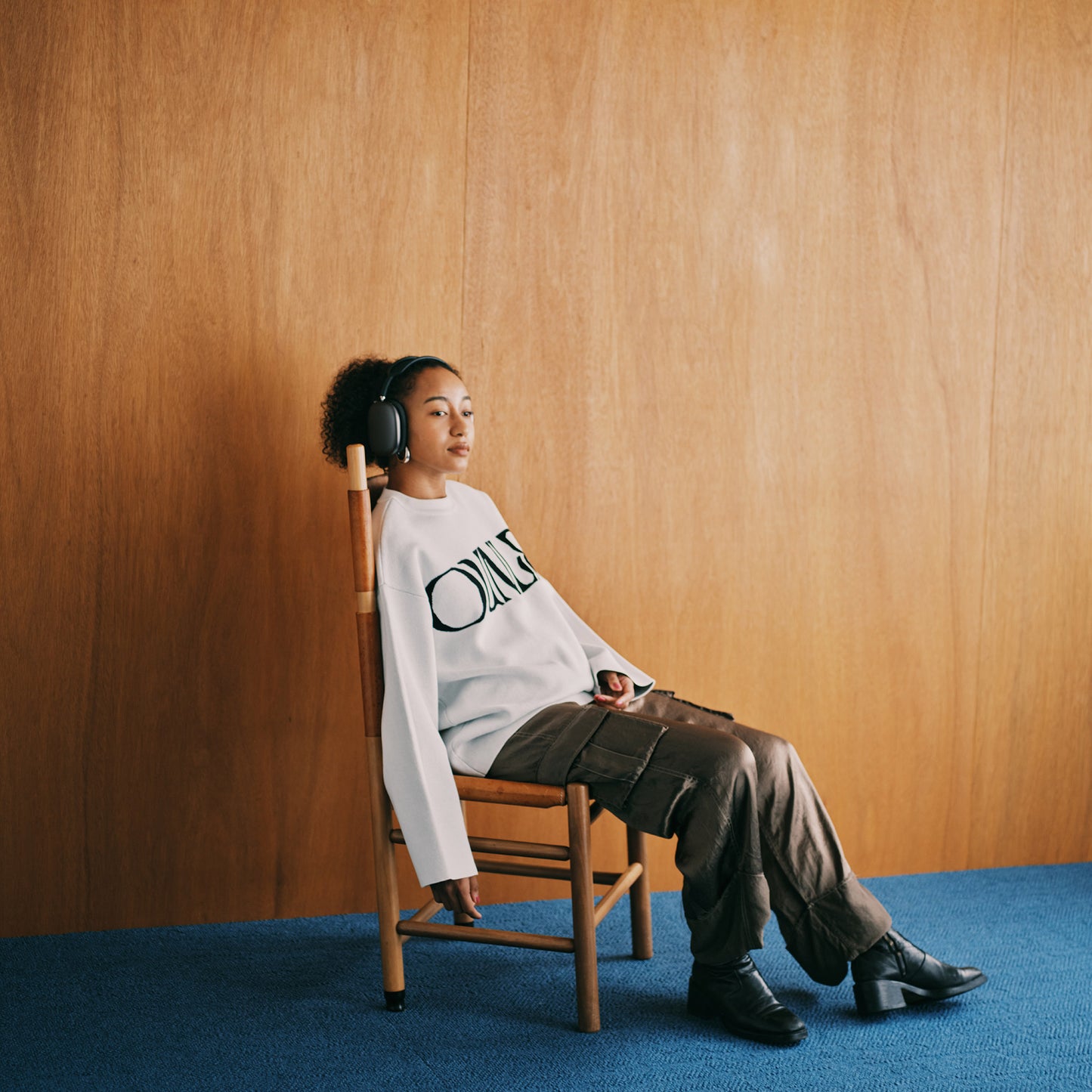 NOUNLESS BIG LOGO KNIT