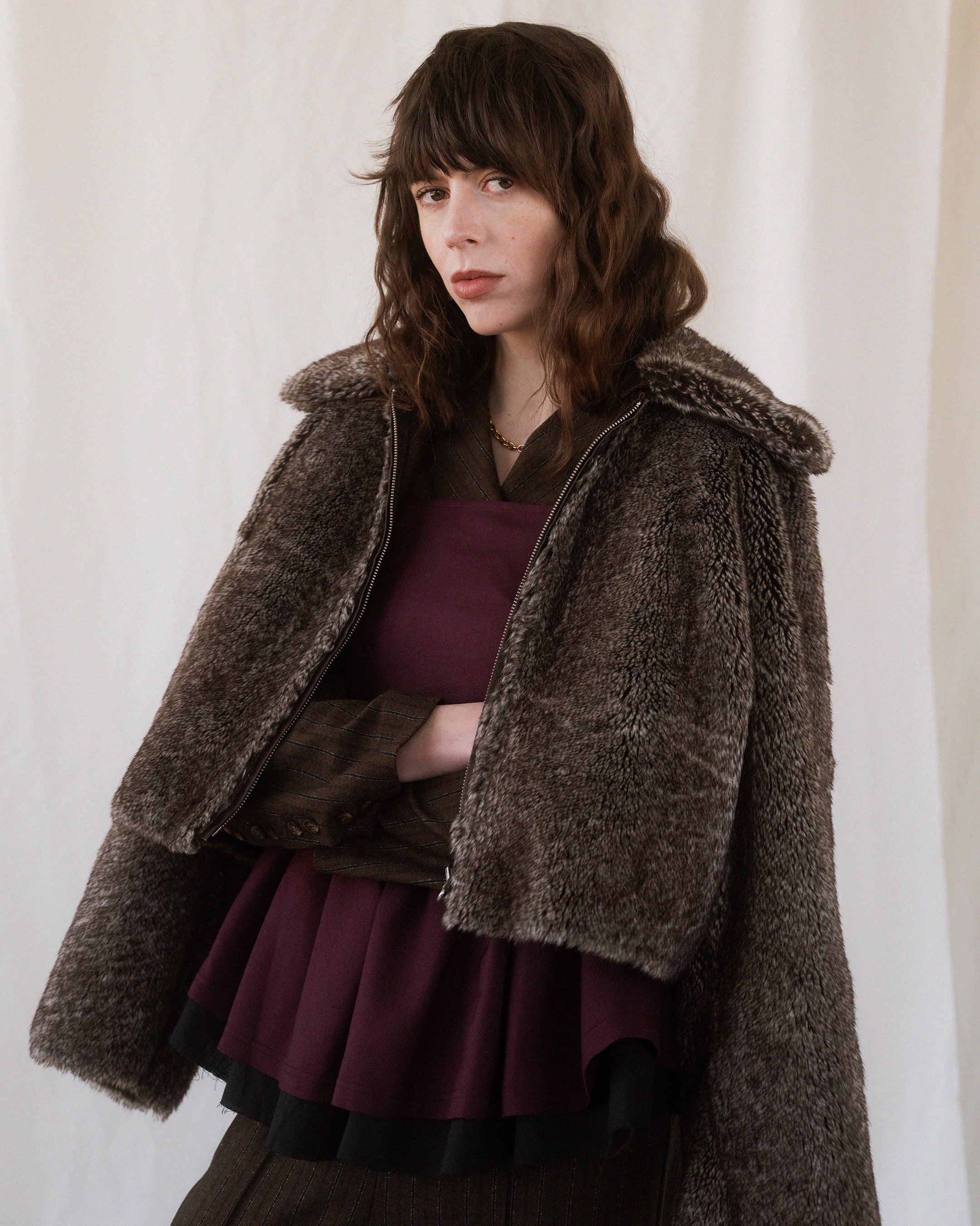 Reversible on sale fuzzy coat