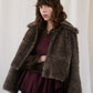 REVERSIBLE SHORT FAKE FUR JACKET