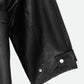 FAKE LEATHER LONG COAT