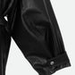 FAKE LEATHER LONG COAT
