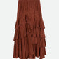 GERBERA JACQUARD RUFFLE SKIRT