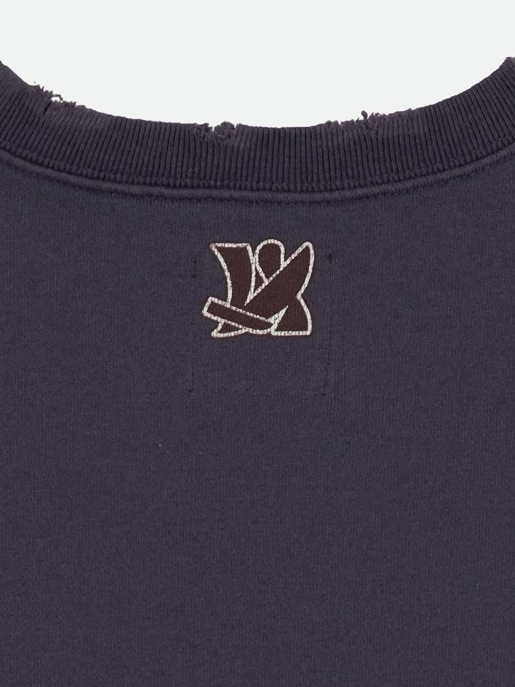 NOUNLESS CUT OFF LOGO SWEAT