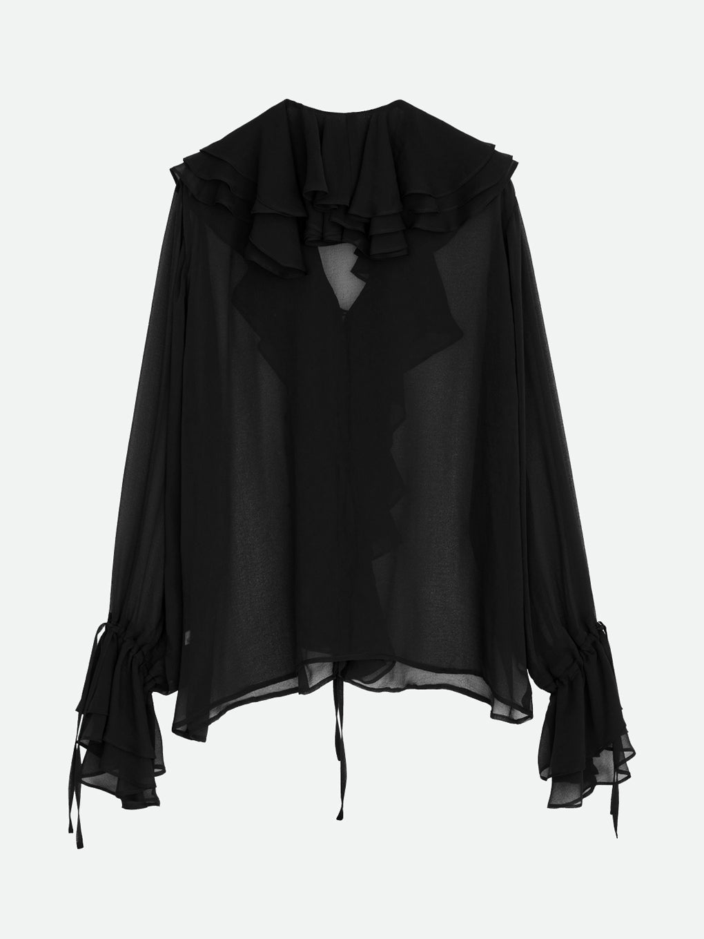 AIRY RUFFLE OVER BLOUSE