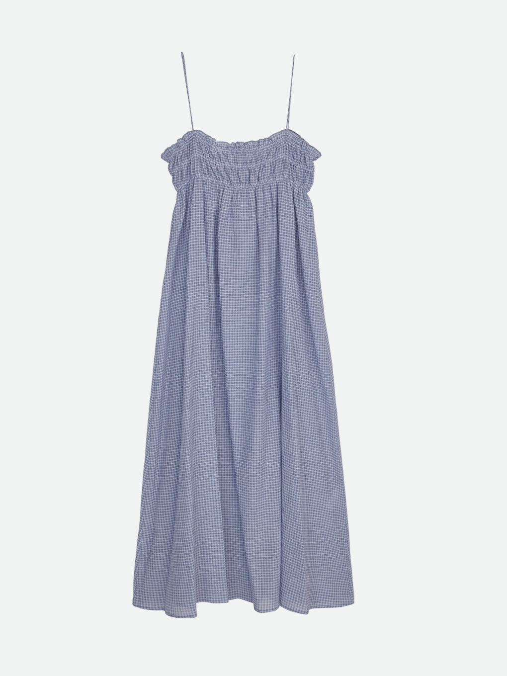 GATHER ROUGH CAMI DRESS