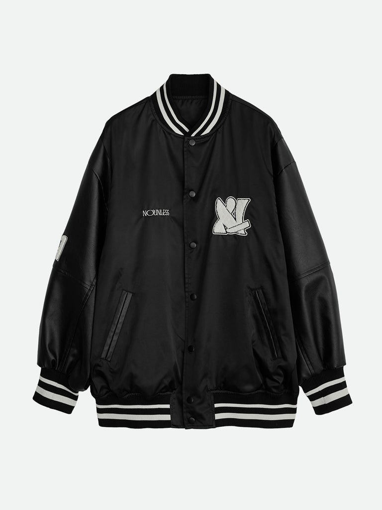 NOUNLESS NYLON STADIUM JUMPER