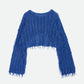 BRIGHT LOOP FRINGE SHORT KNIT