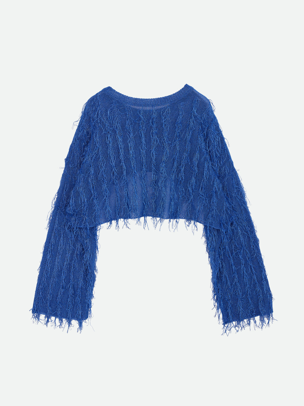 BRIGHT LOOP FRINGE SHORT KNIT