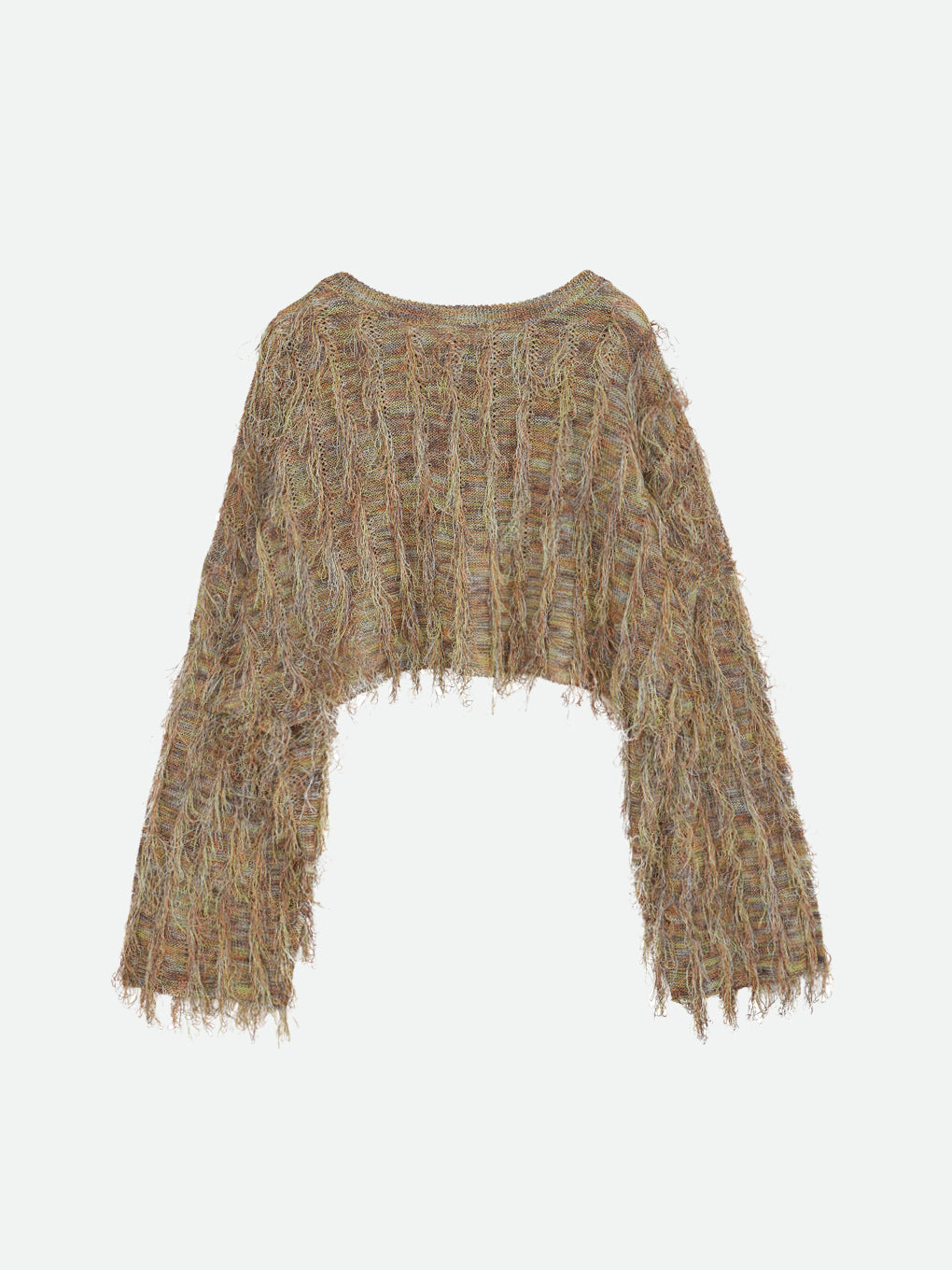 BRIGHT LOOP FRINGE SHORT KNIT