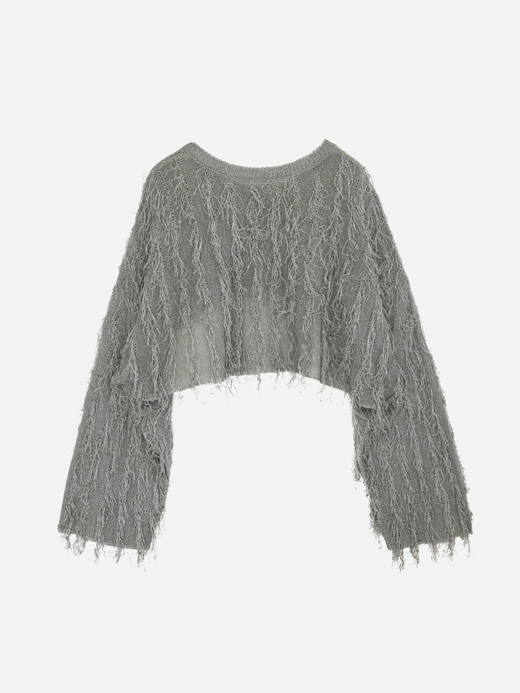 BRIGHT LOOP FRINGE SHORT KNIT