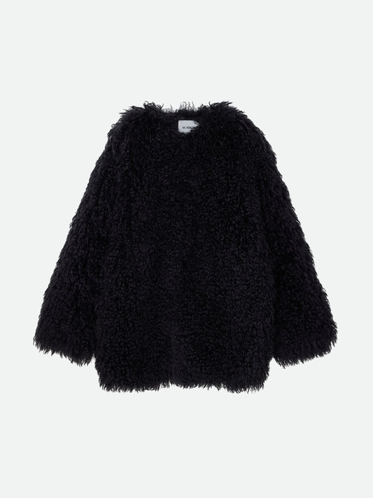 PERMANENT FAKE FUR COAT