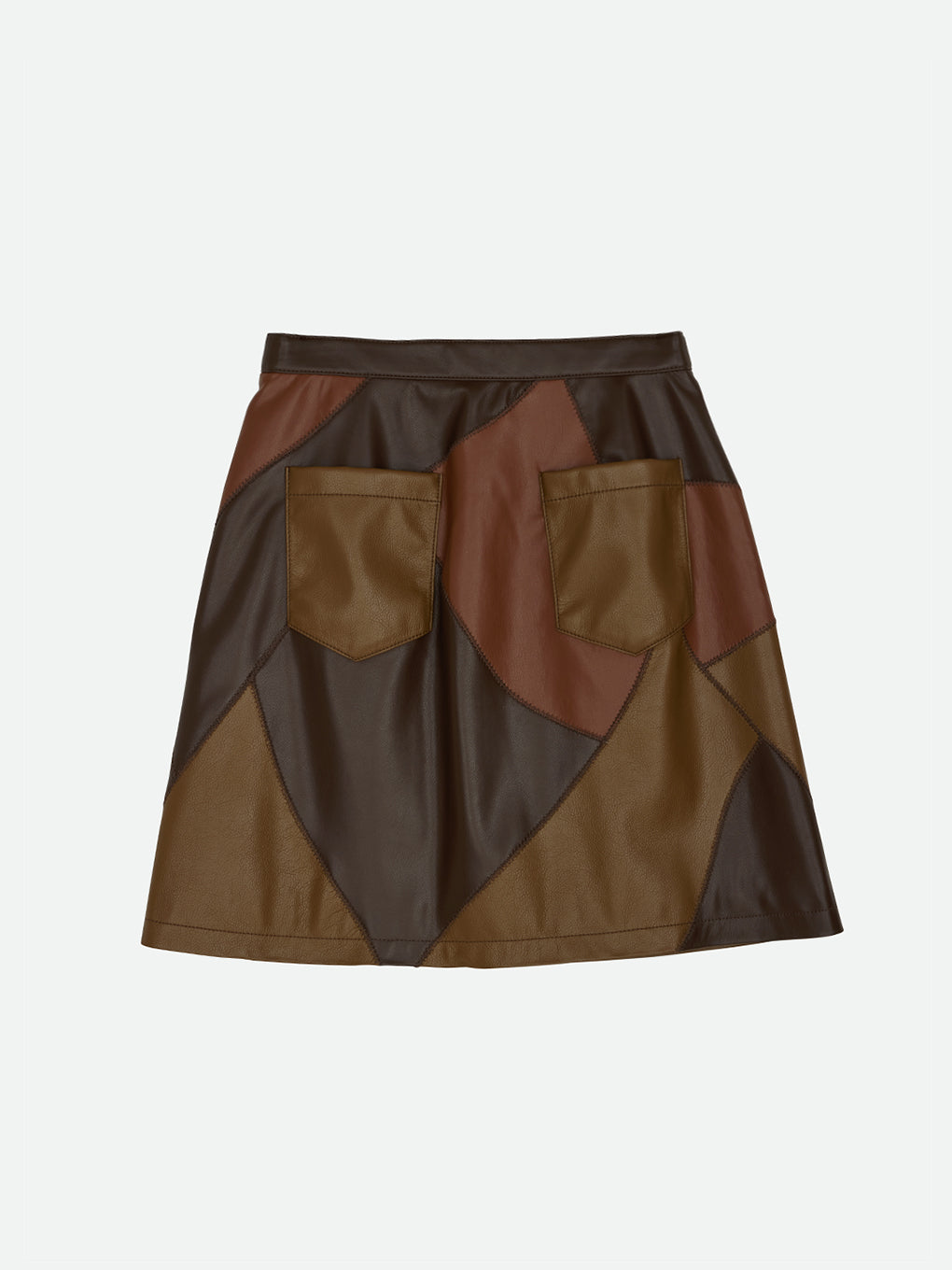 PATCHWORK MINI SKIRT