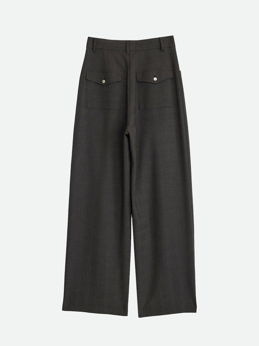 CHECK RELAX WIDE PANTS