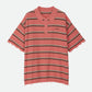 NL BORDER GRUNGE BIG POLO KNIT