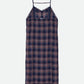 SHEER CHECK LONG CAMISOLE