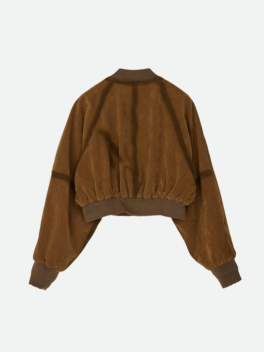 FAKE AGING SUEDE LIKE BLOUSON