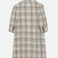 SHEER CHECK HALF SLEEVE JACKET