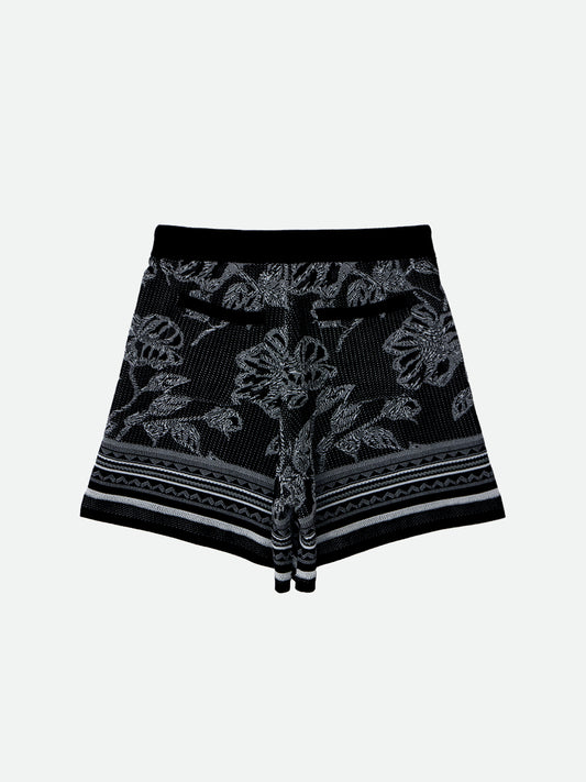 JACQUARD KNIT SHORT PANTS