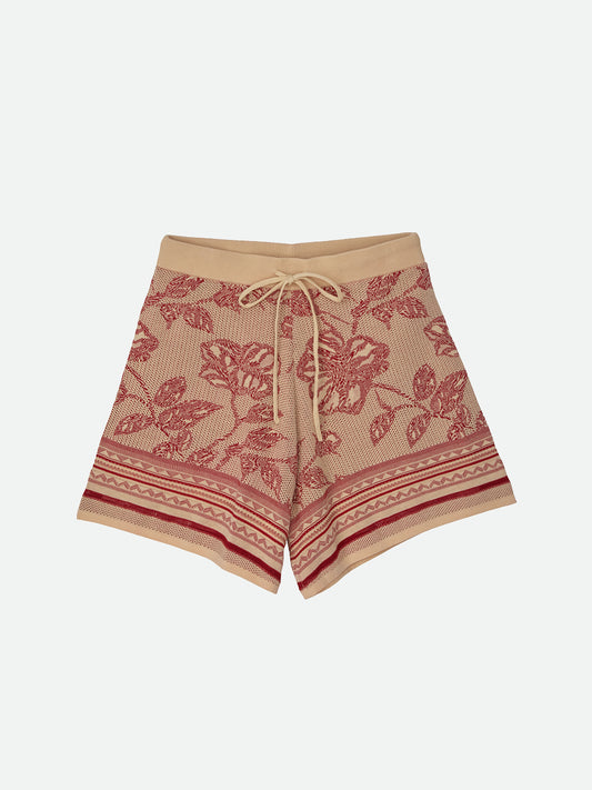 JACQUARD KNIT SHORT PANTS