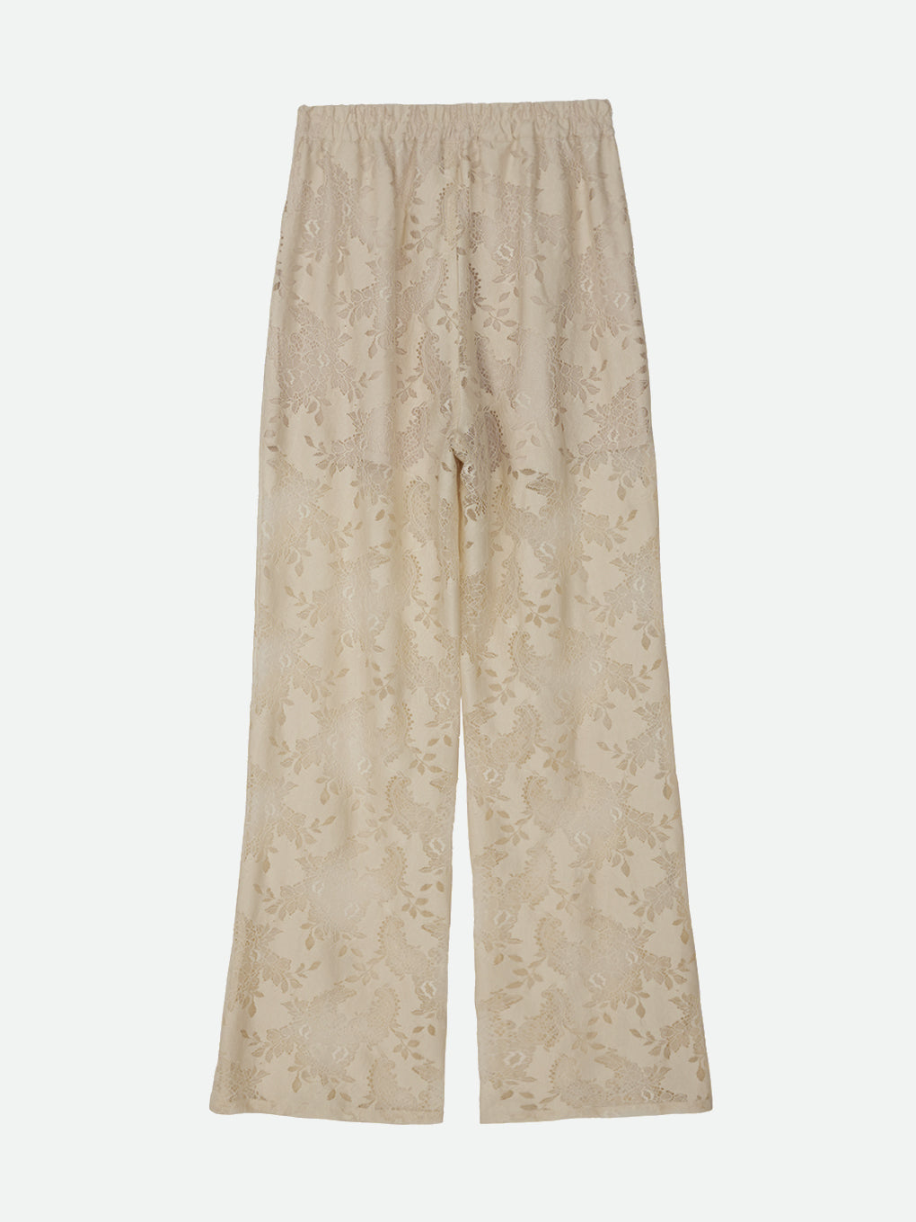 VINTAGE LIKE LACE SLIT PANTS