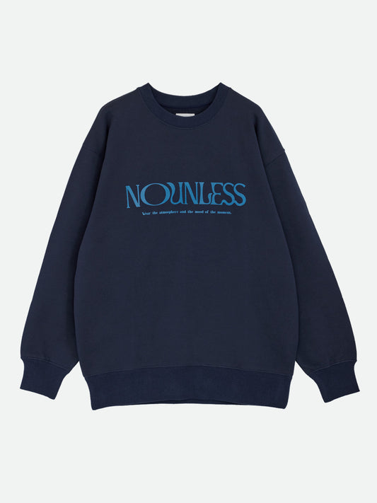 NOUNLESS LOGO WITH MESSAGE SWEAT