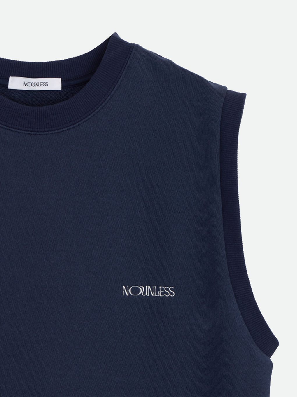 NOUNLESS MINI LOGO SWEAT TANK TOP