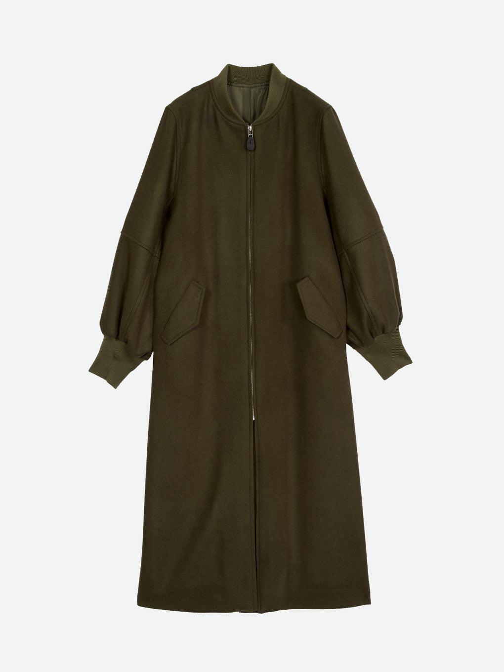 MILITARY LIKE WOOL LONG COAT