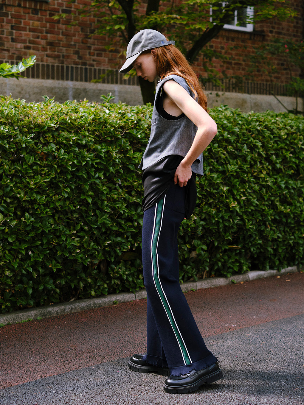 GRUNGE TRACK KNIT PANTS