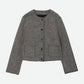 COMPACT BONDING TWEED JACKET