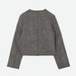 COMPACT BONDING TWEED JACKET