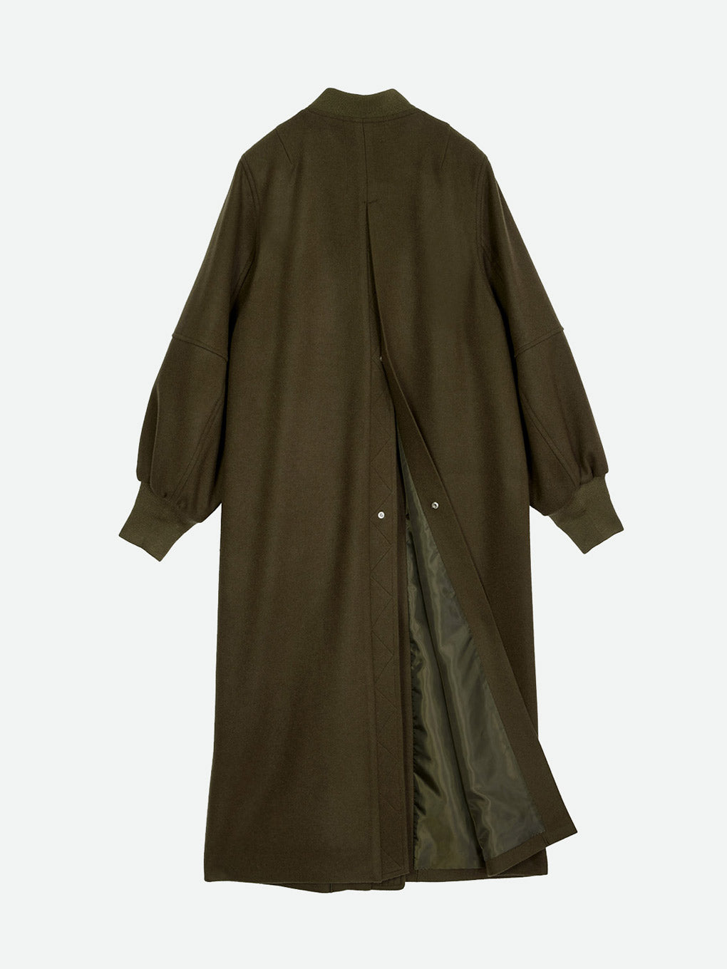 MILITARY LIKE WOOL LONG COAT