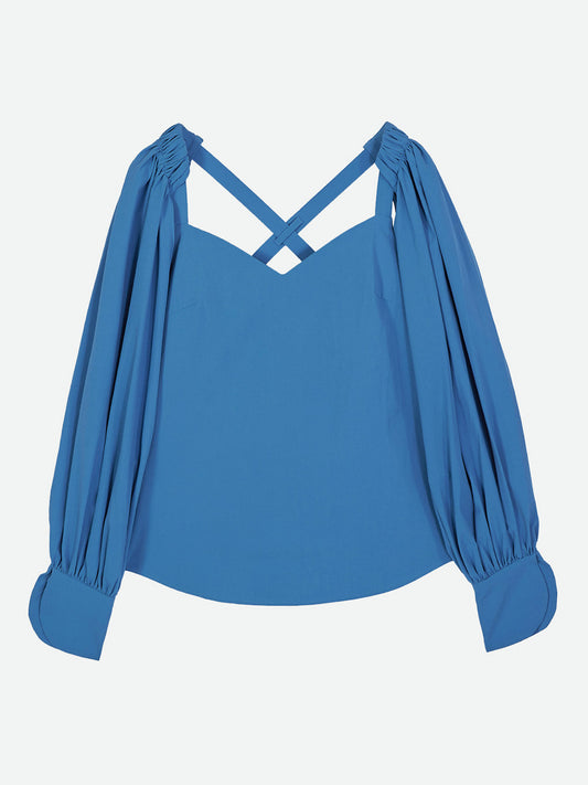 FREE SLEEVE CAMI BLOUSE