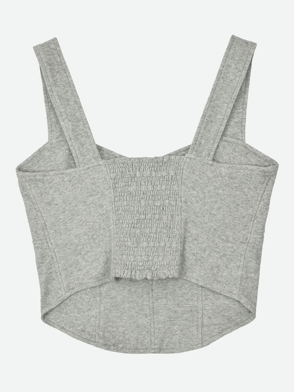 ORGANIC COTTON PILE BUSTIER