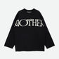 MOTHER LOGO OVER KNIT