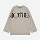 MOTHER LOGO OVER KNIT