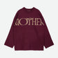 MOTHER LOGO OVER KNIT