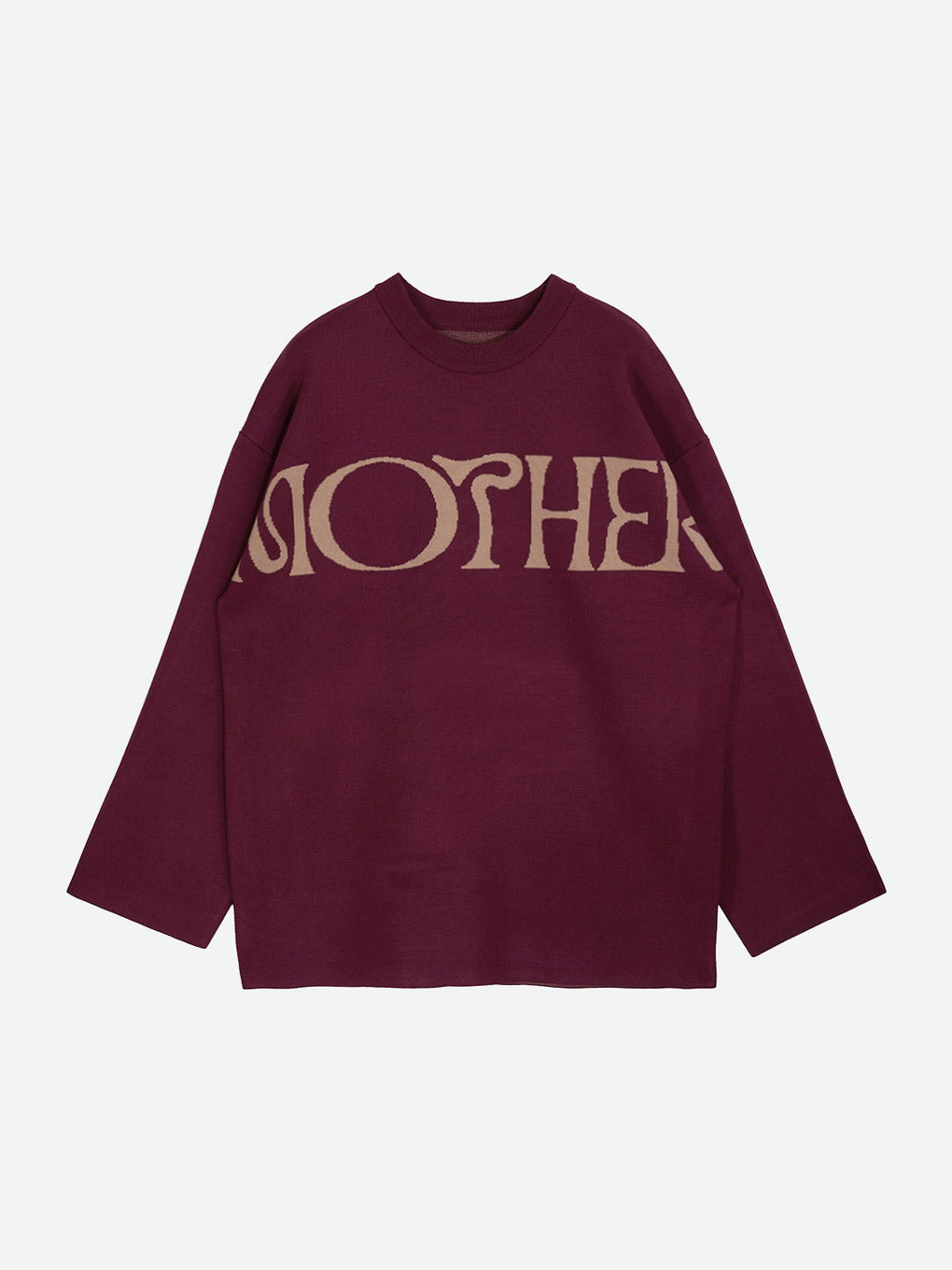 MOTHER LOGO OVER KNIT