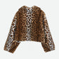 REVERSIBLE SHORT FAKE FUR JACKET