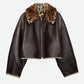 REVERSIBLE SHORT FAKE FUR JACKET