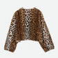 REVERSIBLE SHORT FAKE FUR JACKET