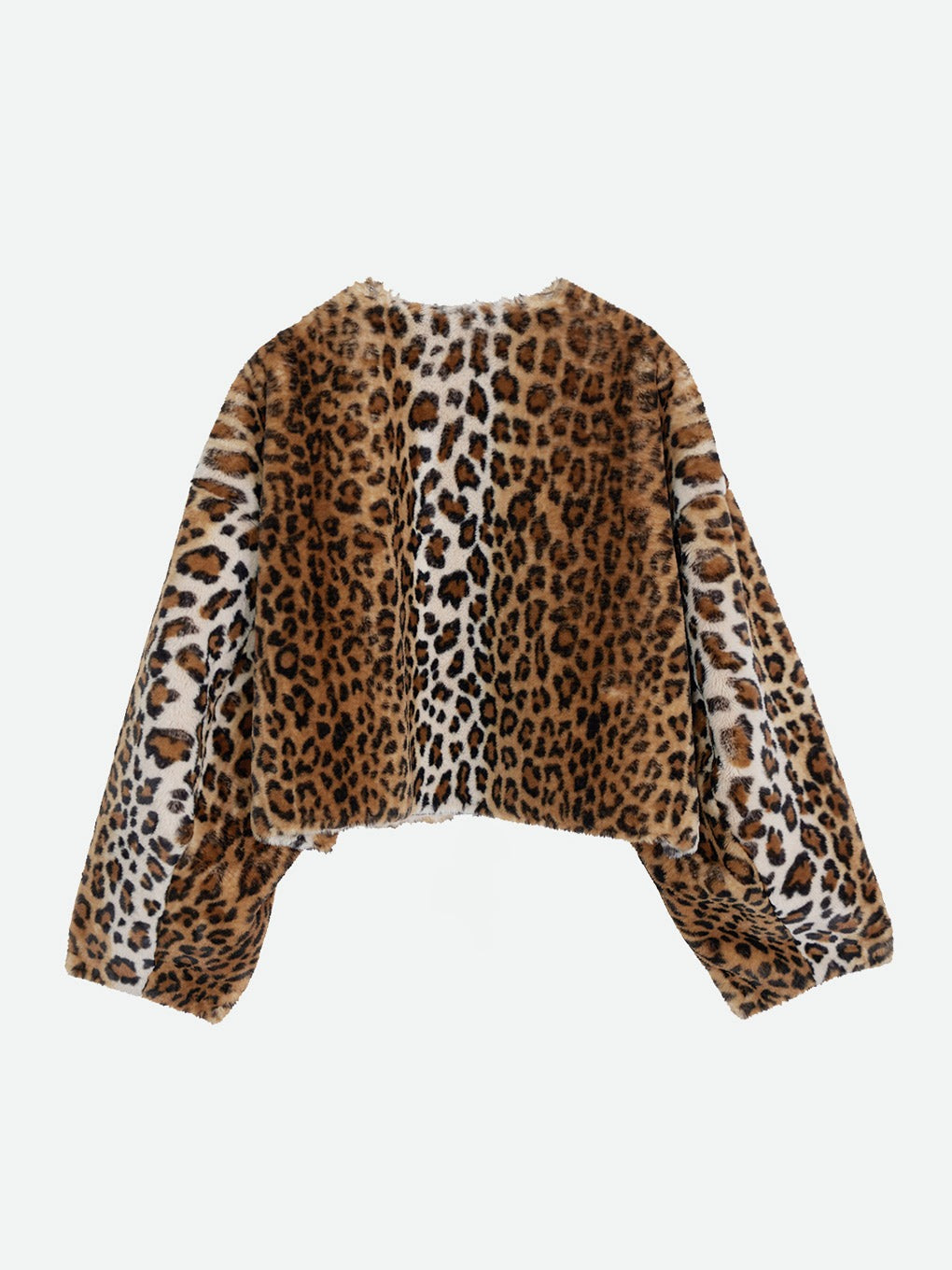 REVERSIBLE SHORT FAKE FUR JACKET