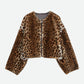 REVERSIBLE SHORT FAKE FUR JACKET