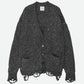 SHINY GRUNGE KNIT CARDIGAN